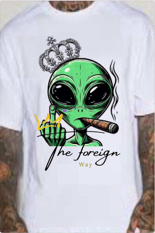Mens Alien Head Tee