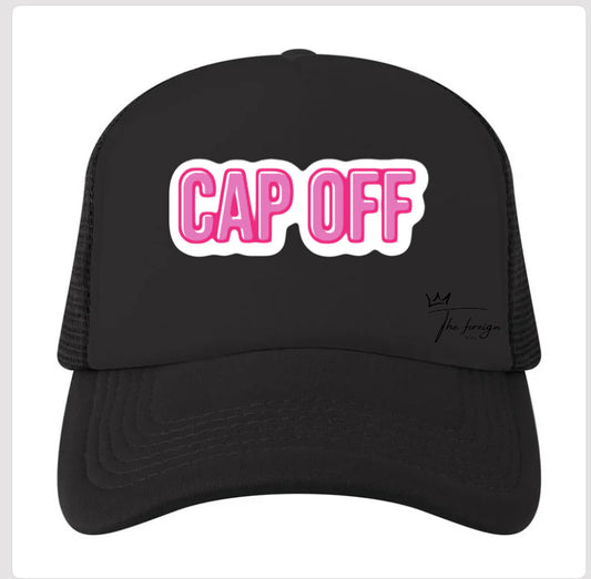 "Cap Off" Trucker Hat